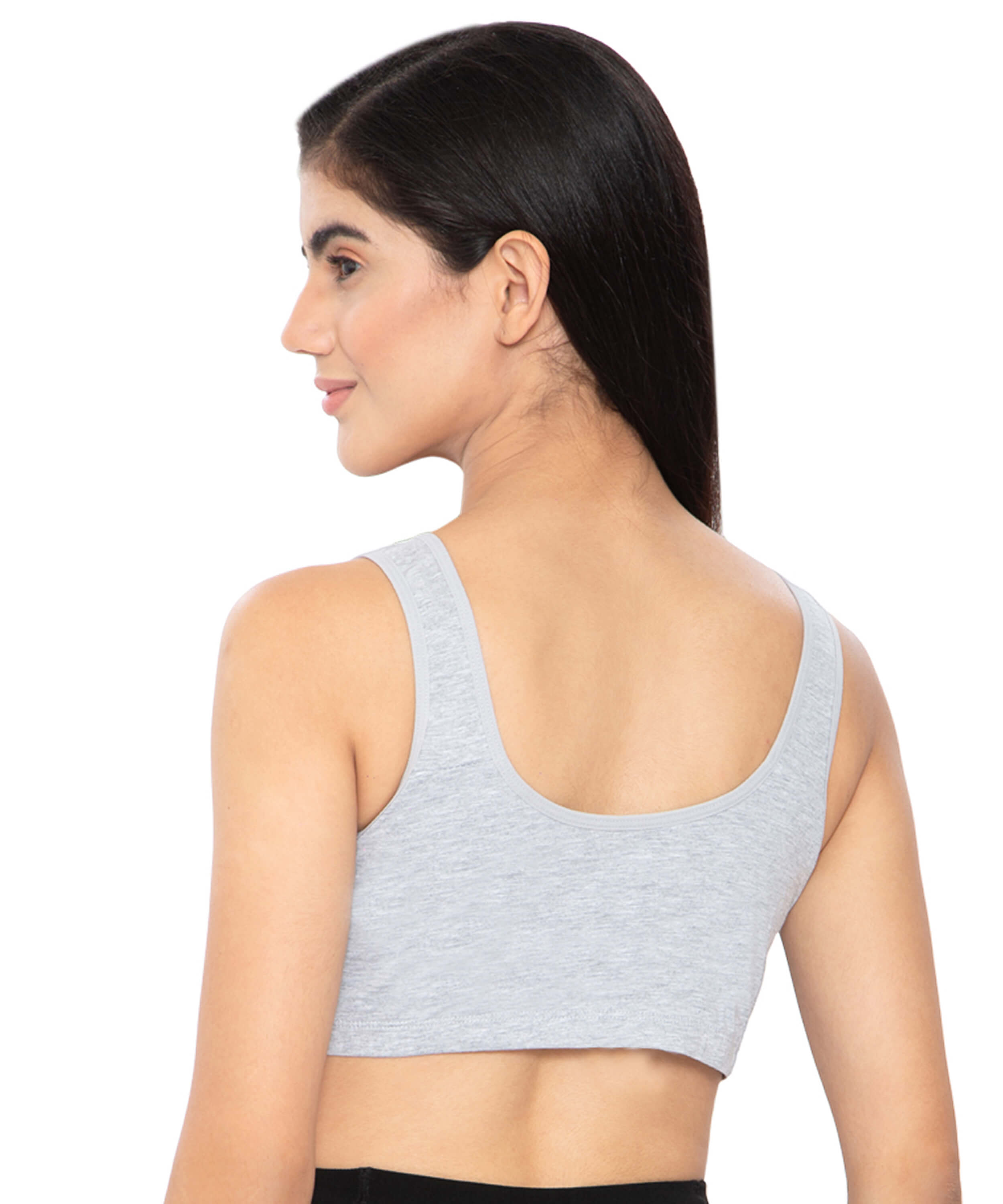 Donna Padded Cotton Sports Bra