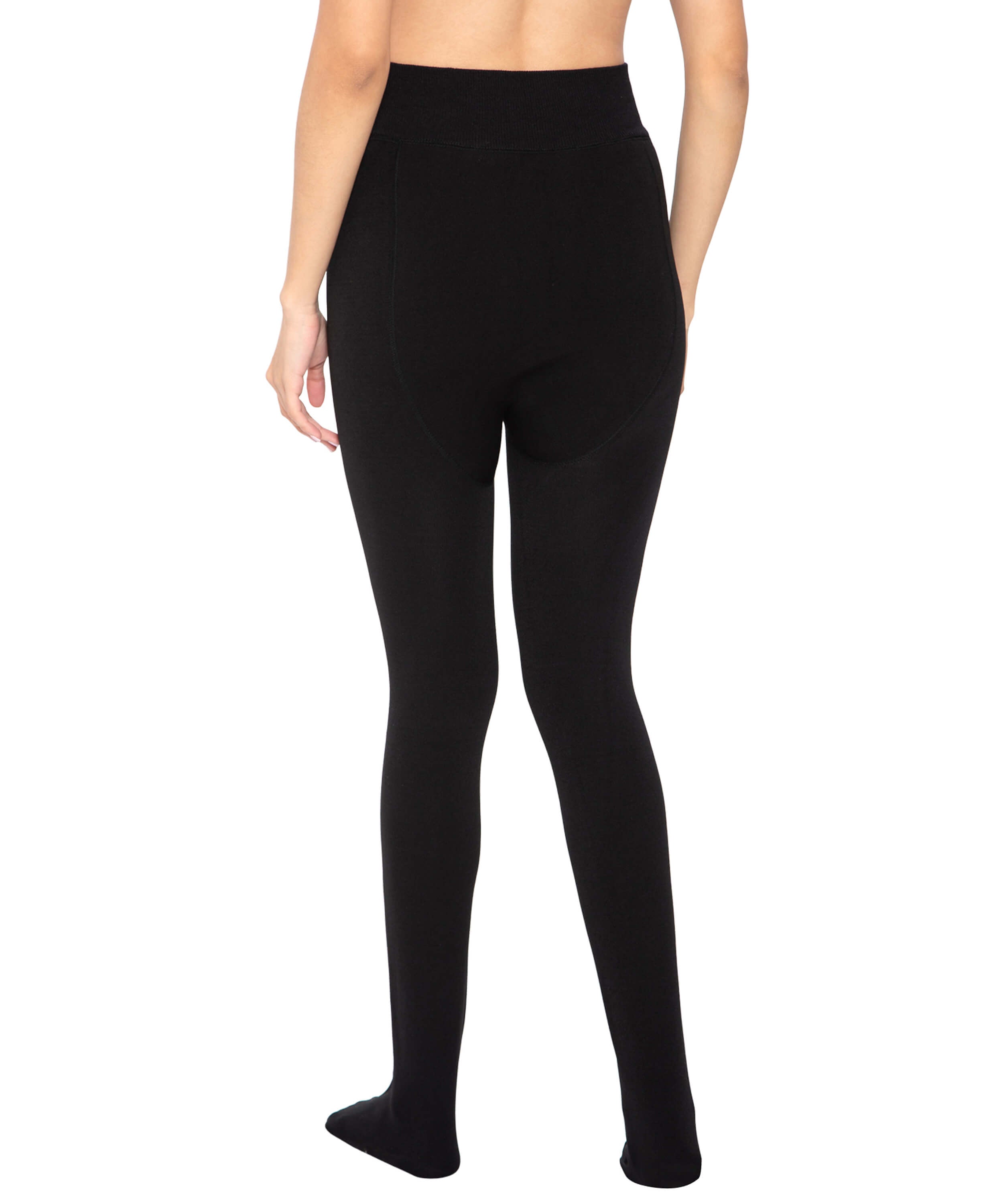 Daisy Black Fleece Stockings With Socks