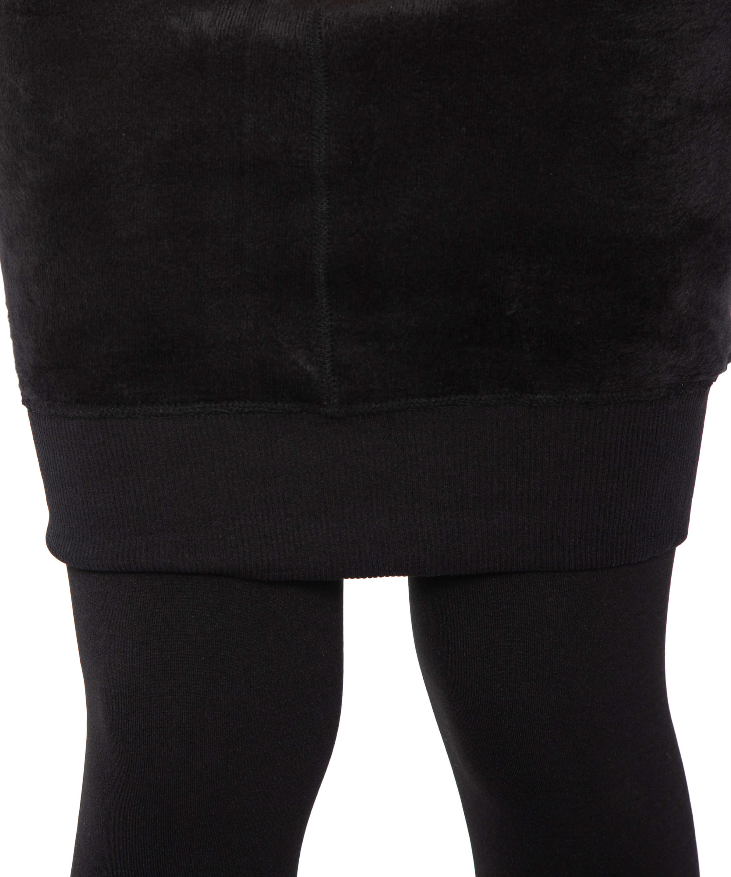 Daisy Black Fleece Stockings With Socks